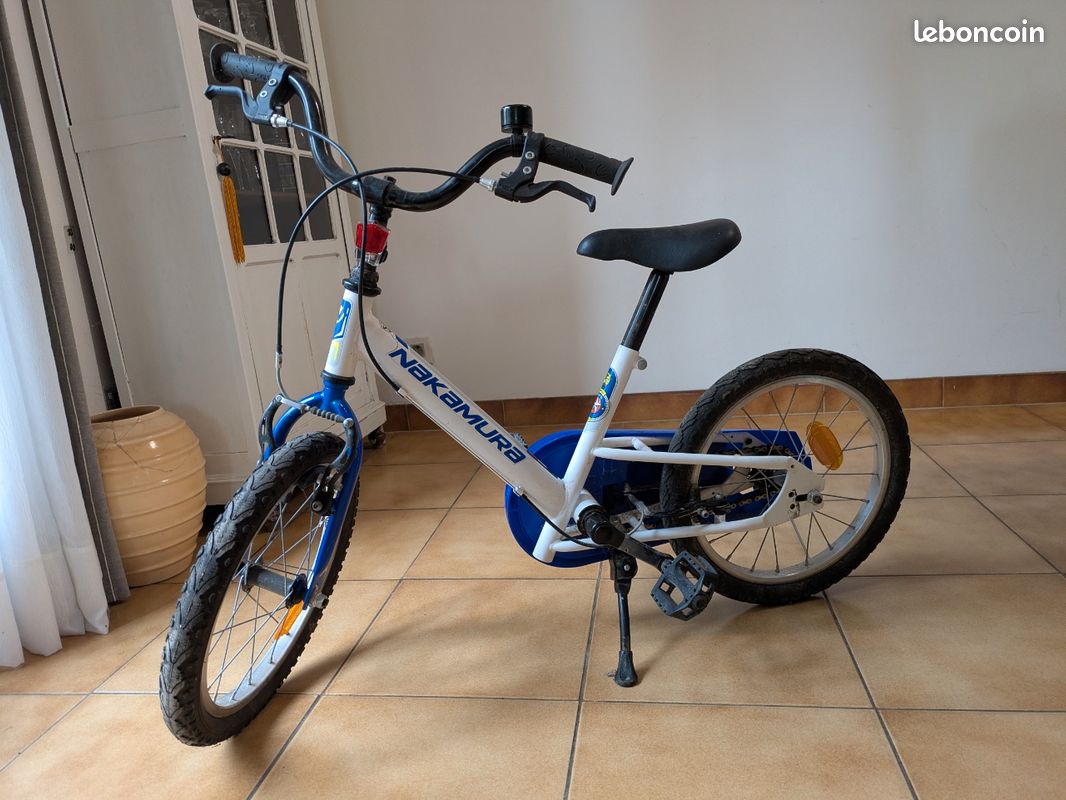 Vélo enfant 16 pouces NAKARUMA bleu Naka cops Vélos