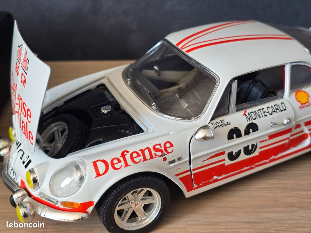 ALPINE A110 Rallye Monte-Carlo - Burago 1/16 EUR 35,00 - FR