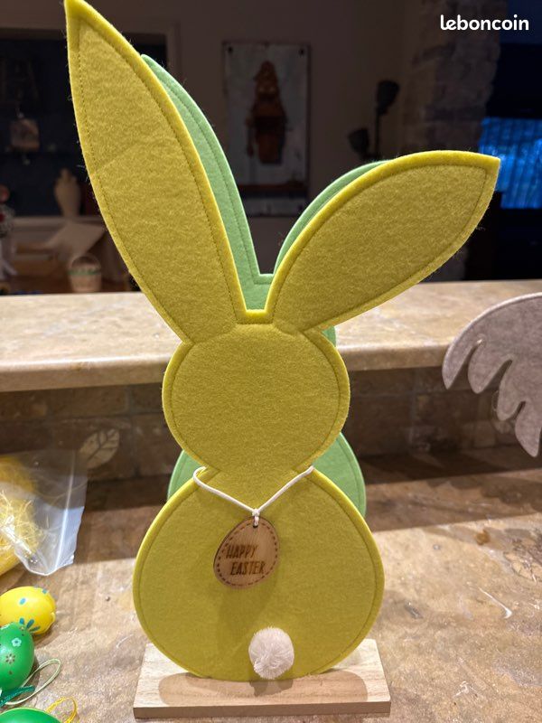 Cartes De Joyeuses Pâques Avec Des Lapins à Imprimer Gratuitement