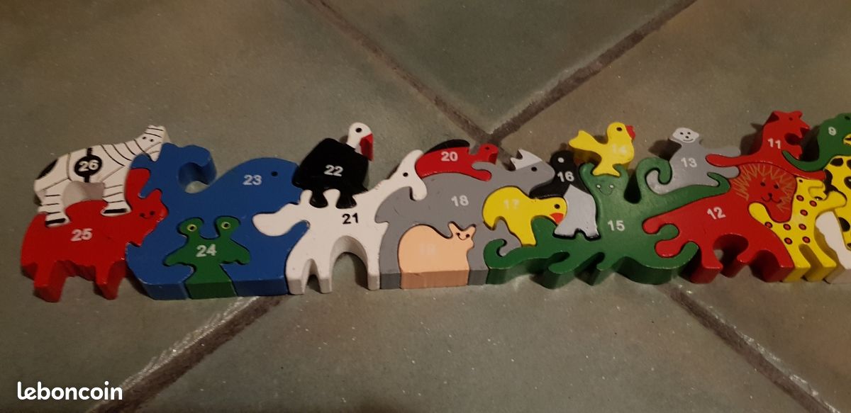 Puzzle bois animaux (image 3)