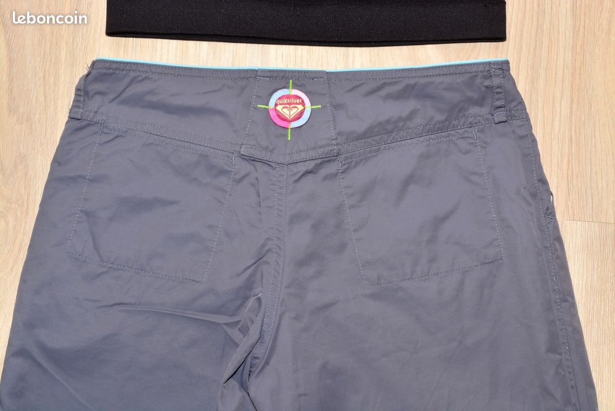 Pantacourt gris décontracté taille XS (image 3)