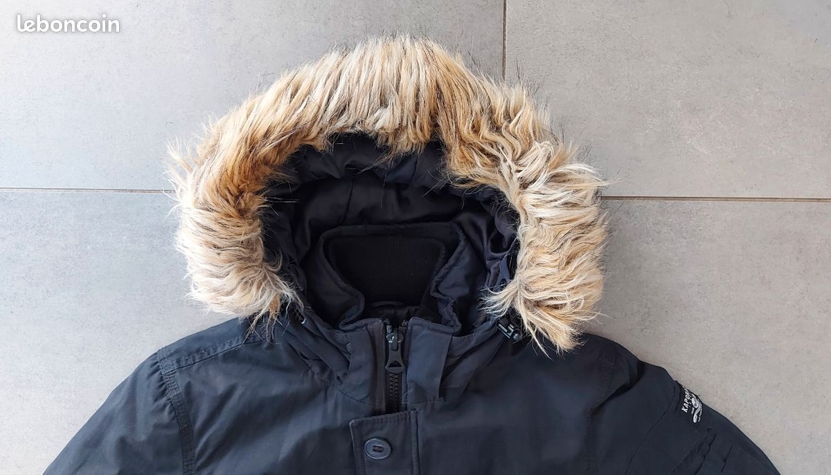 Manteau D'hiver Kaporal Noir - Taille S, Neuf Avec étiquettes, Doublure Polyester