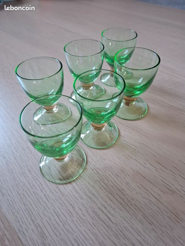 Lav Lot De 6 Verres En Verre Aras Robustes à Base épaisse
