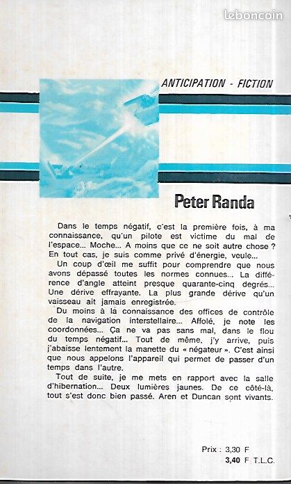 Anticipation n° 316 de PETER RANDA la grande dérive-Fleuve noir HS8 (image 2)