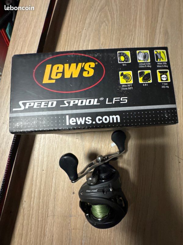 Moulinet casting Lew's BB1 pro speed spool