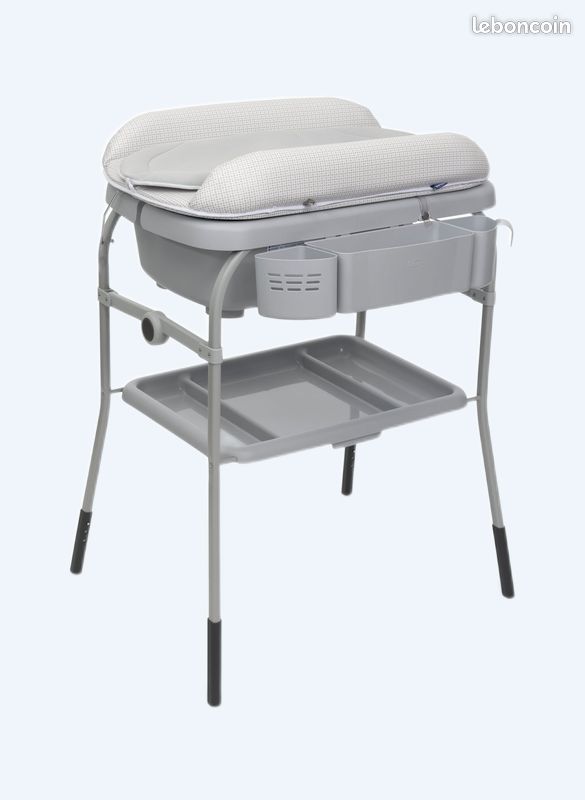 Baignoire Avec Table De Change Cuddle Bubble Graphite Melange baignoire-avec-table-de-change-cuddle-bubble-graphite-melange