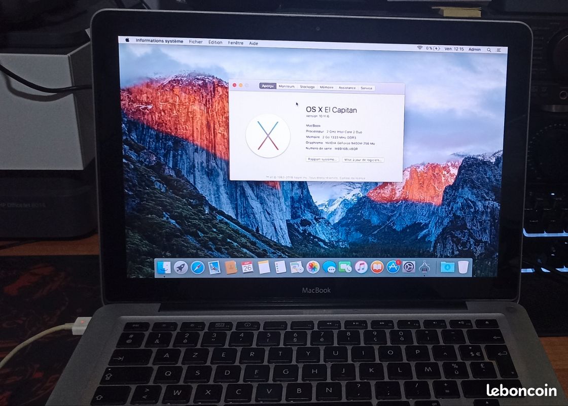 Mac Book alu 2008 (image 2)