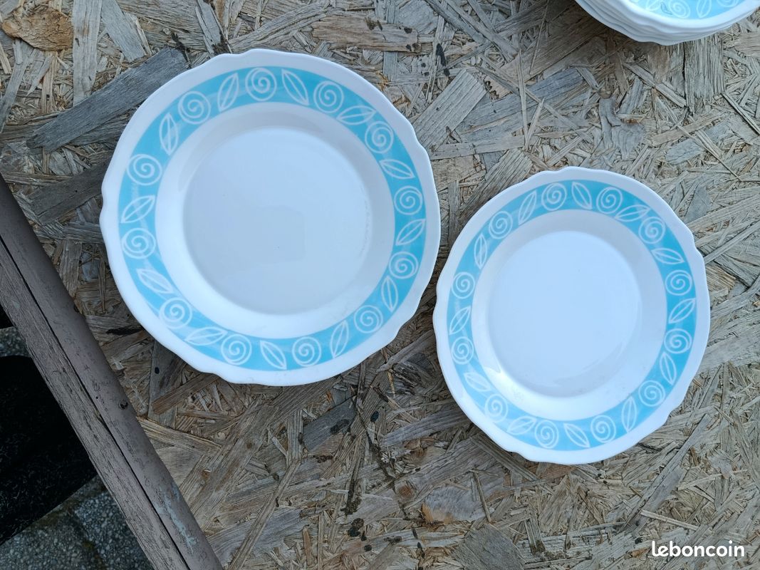 6 ASSIETTES DEMI CREUSES LE CONSORTIUM LES GRANDES MARQUES DIGOIN Tulipe D 126562