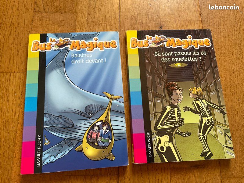 Lot 2 livres Le bus magique (image 1)