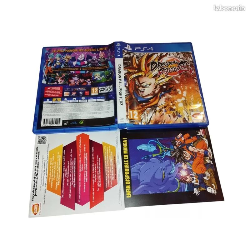 Jeu Dragon Ball Fighter Z Pour PlayStation 4 (PS4) - Bon état, Disque Et Boîtier Inclus - Origine France