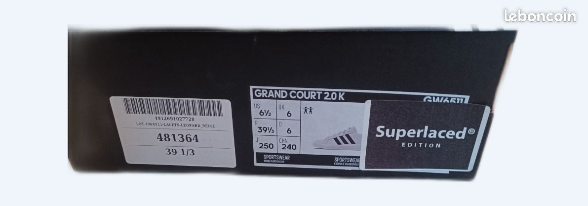 Sneakers / baskets femme adidas léopard 39 neuf (image 5)