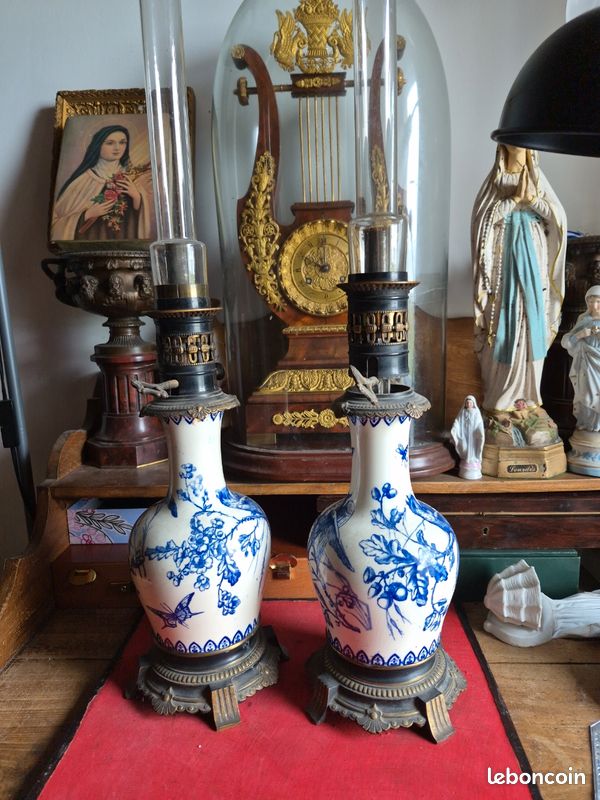 Paire d anciennes lampes (image 2)