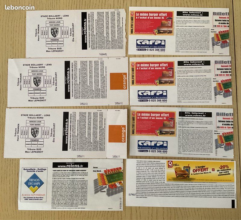 Tickets loterie nationale années 1960/1970 - Collection