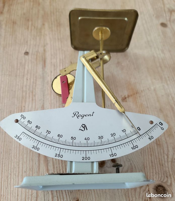 Balance De Poche Pour Poisson - 25 Lb - Métal - Vintage Allemande