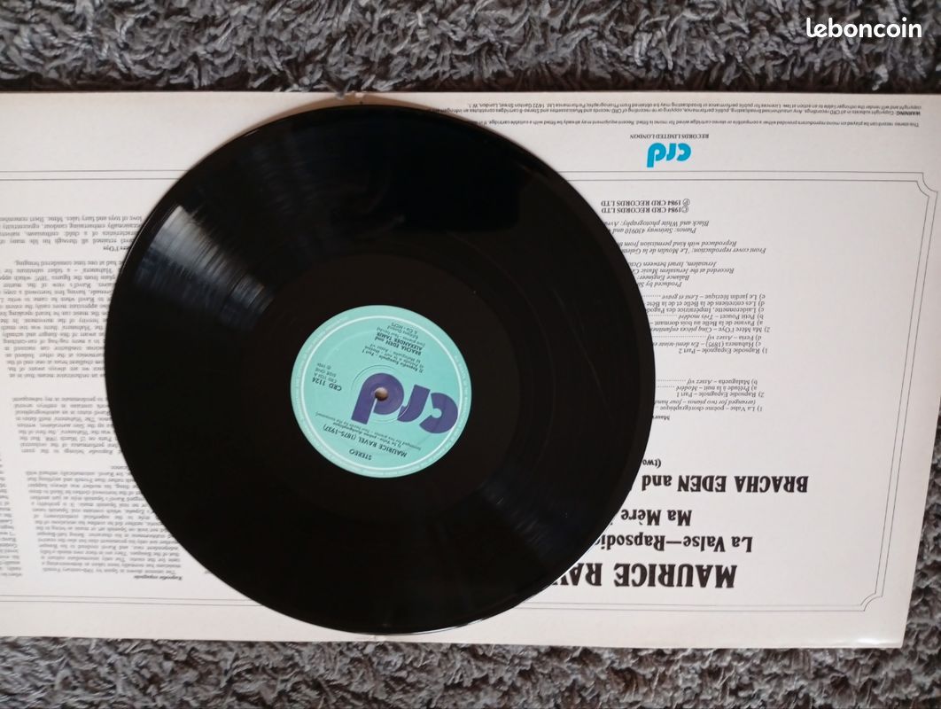 Vinyle 33t Maurice Ravel (image 6)