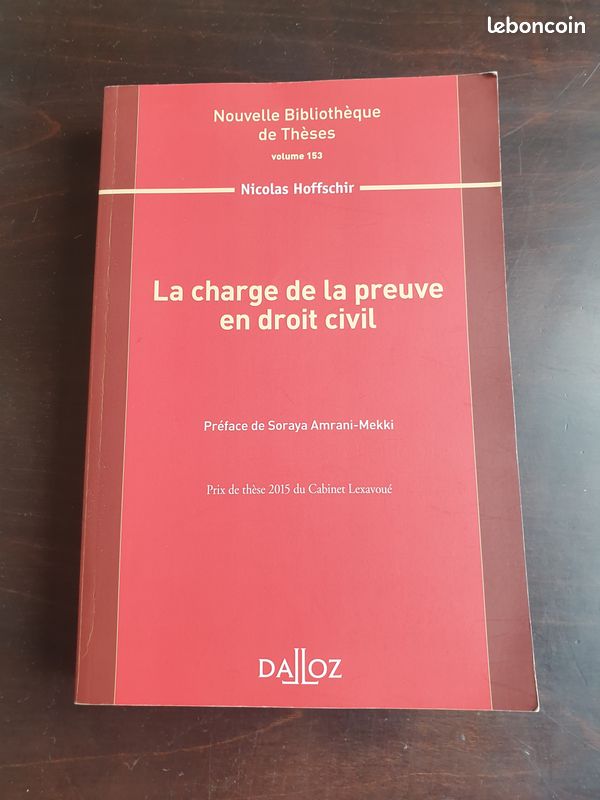 La charge de la preuve en droit civil (image 1)