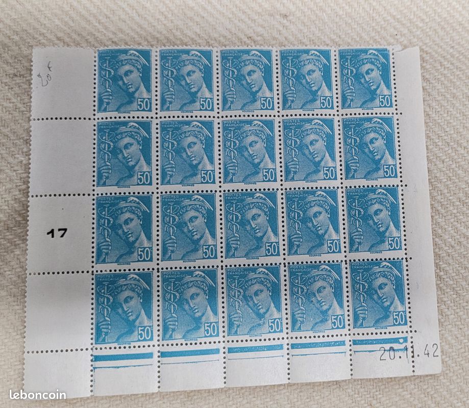 FRANCE N° 188 A SEMEUSE 10c BANDE PUBLICITAIRE MINERALINE OBLITERE TB