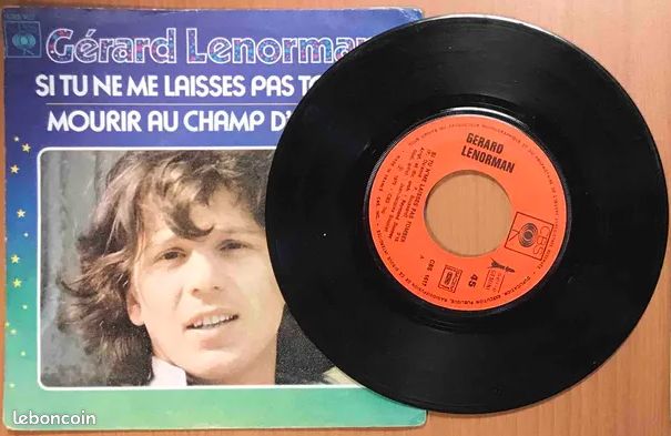 â„đŒ45tđ«đ· ⊠GĂ©rard Lenorman (Si tu ne me laisses pas tomber) â· 1973 (image 2)