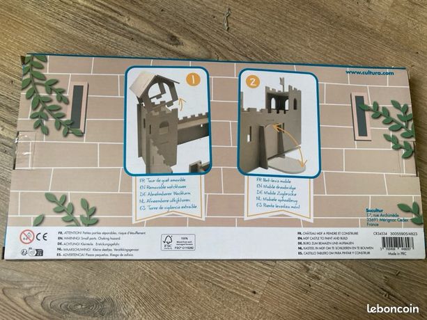 Château à Peindre Et à Assembler Créalia - Loisirs Créatifs