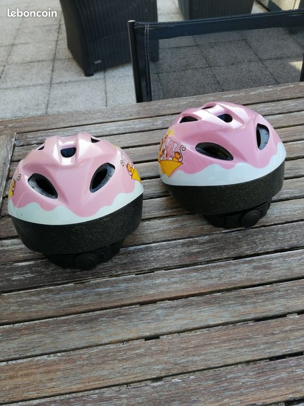 2 casques enfant 46 53 cm décathlon rose (image 4)