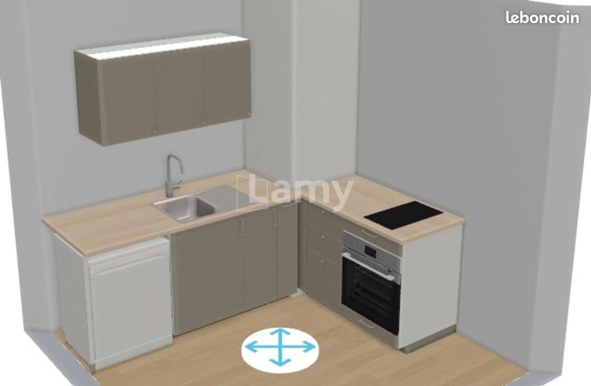 Appartement 2 pièces 43 m² · à Tourcoing · 43 m² · 645 €/mois