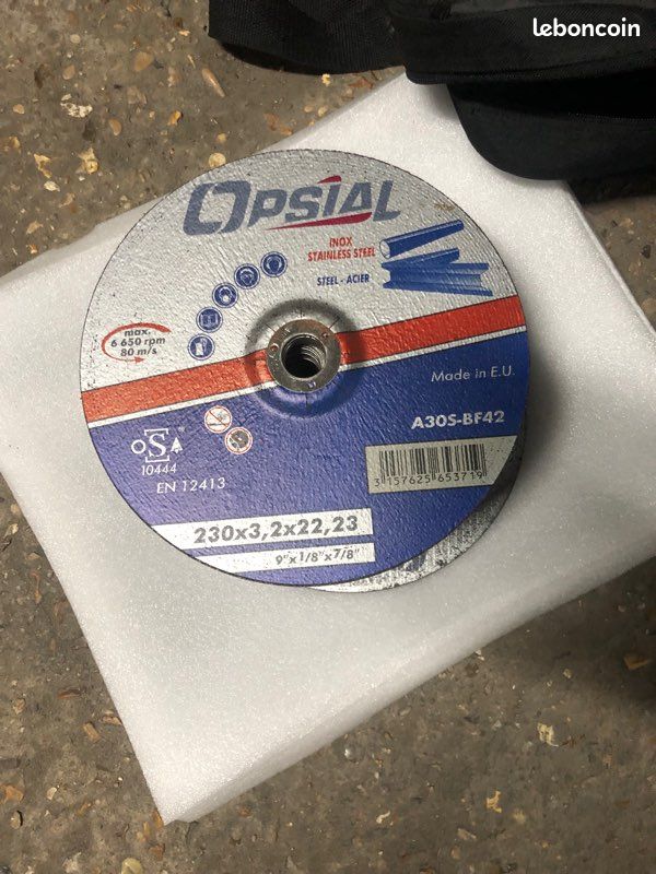 25 disque de tronçonnage métal (image 1)