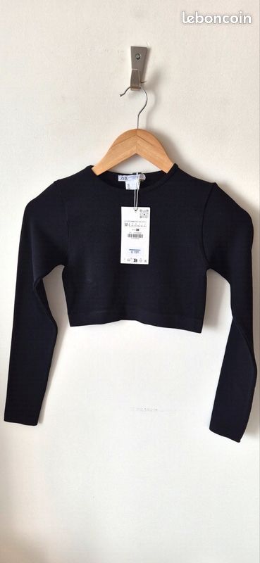 Crop top Zara imprimé floral taille M