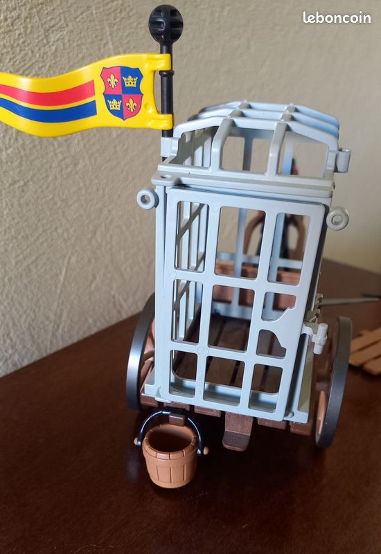 Playmobil 3674 – Prison médiévale ambulante complet Jeux Jouets