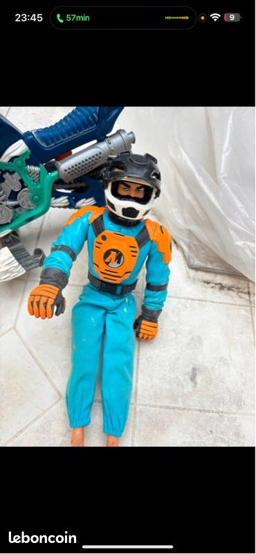 Action Man X Missions Turbo Bike Hasbro - Moto + Figurine - Occasion