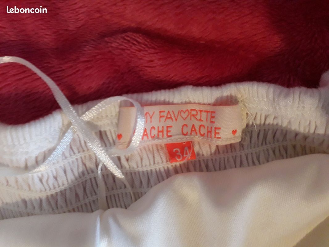 Robe blanche bustier (image 4)