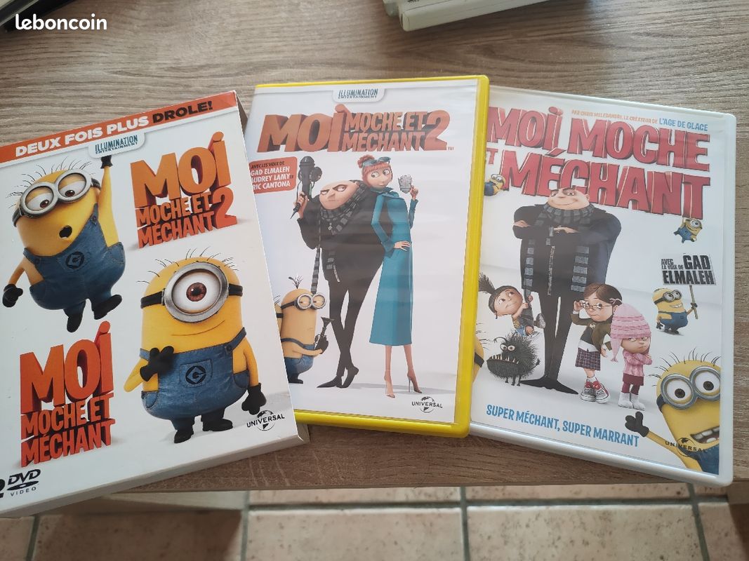 DVD moi moche et méchant 1 et 2 (image 1)