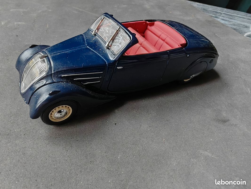 1/18 PEUGEOT 402 Eclipse cabriolet 1937 - Norev voiture miniature Diecast 184717 EUR 52,00 - FR