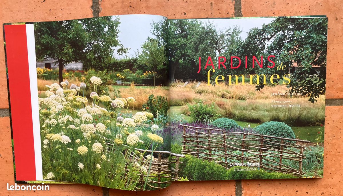 Jardins de femmes – Jérôme Goutier – Beau livre relié avec jaquette – Comme neuf (image 11)