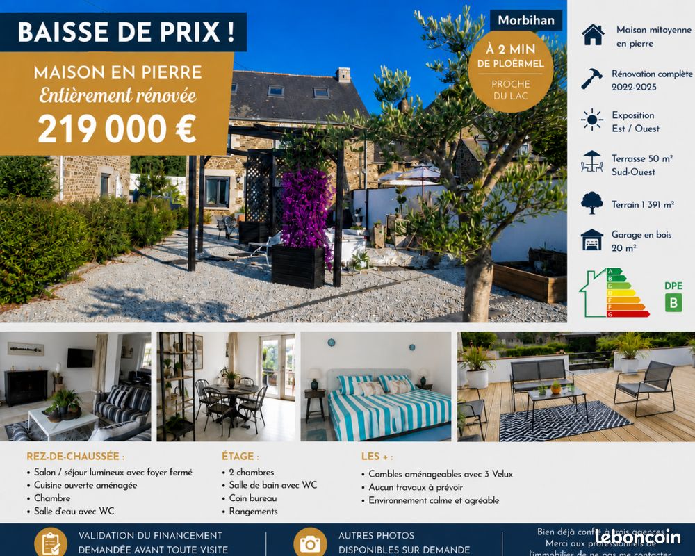 Maison 4 pièces 105 m² · à Taupont · 105 m² · 219 000 €