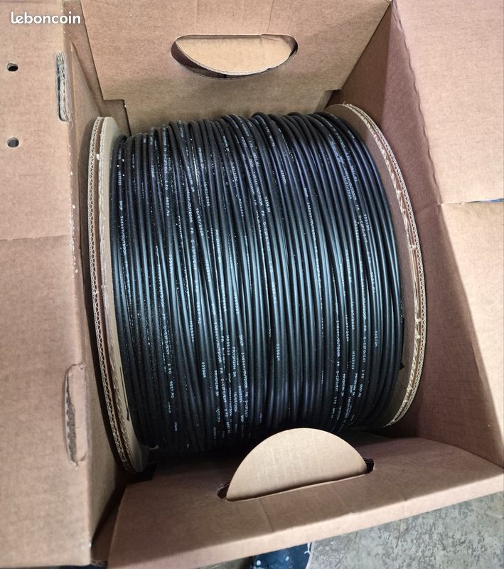Touret 100m fibre optique blindé Procab avec embout HDMI 2.0 résolution