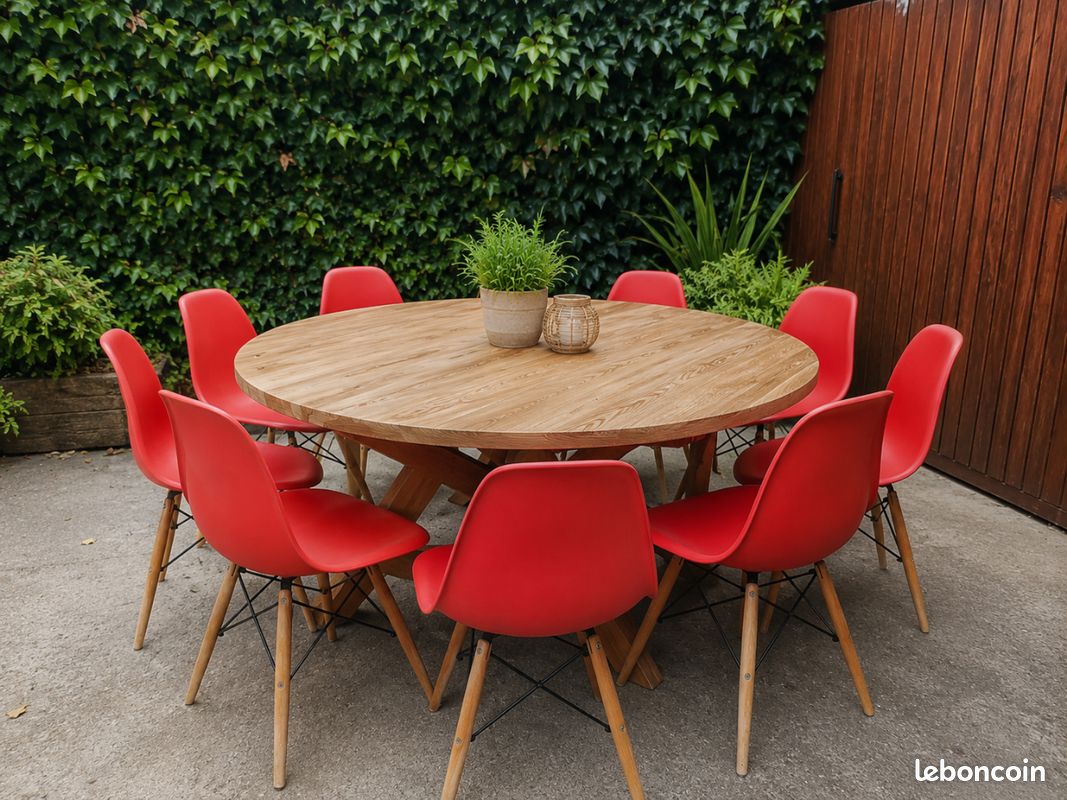 Chaises rouge (image 1)