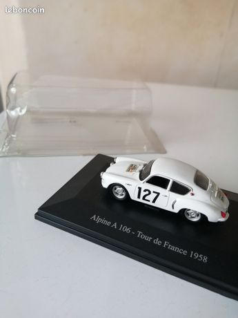 Otto Mobile Alpine A106 1957 - Résine 1/18, Blanche, échelle 18, Occasion