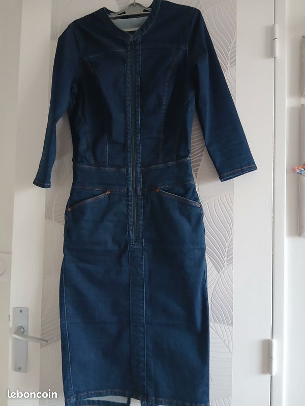 Robe femme jeans haute qualité (image 1)