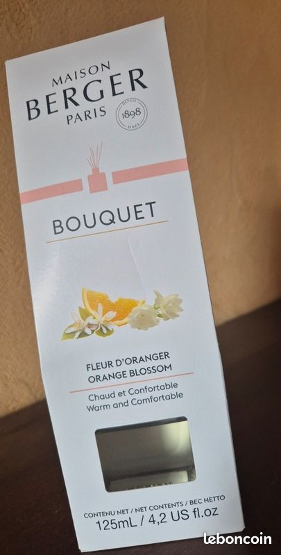 Recharge Maison Berger – Parfum Fleur D’Oranger 200ml – Pour Diffuseur Bouquet, Ambiance Maison Longue Durée