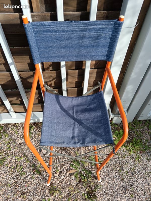Ancienne Chaise Pliante Enfant Vintage – Camping Ou Intérieur (sans Marque)