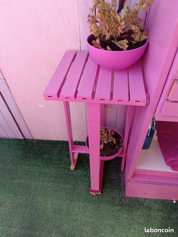 Porte plante rose (image 6)