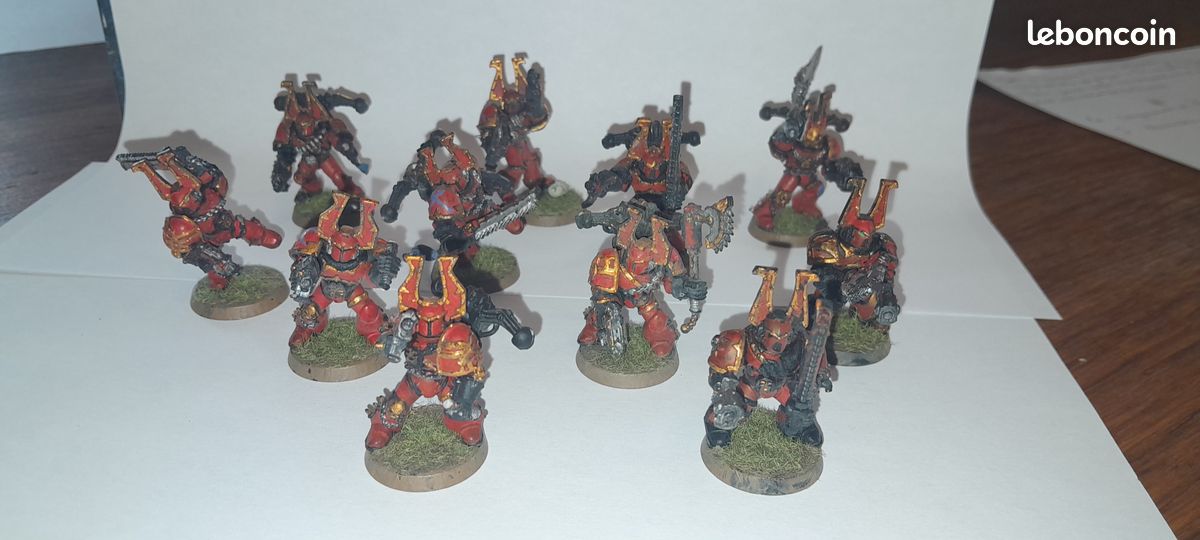 Armée warhammer 40k space marines chaos et démons (image 13)