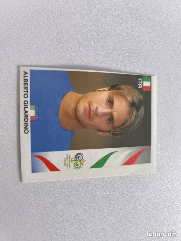 Stickers panini foot FIFA World Cup Germany 2006 n°336 Alberto Gilardino Italie (image 2)