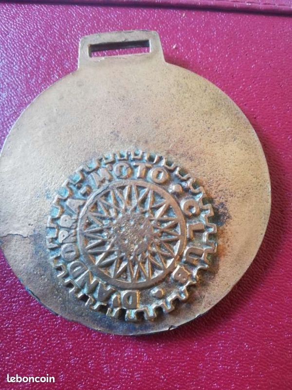 Médaille ancienne Moto Club Andorra – Motocross (image 2)