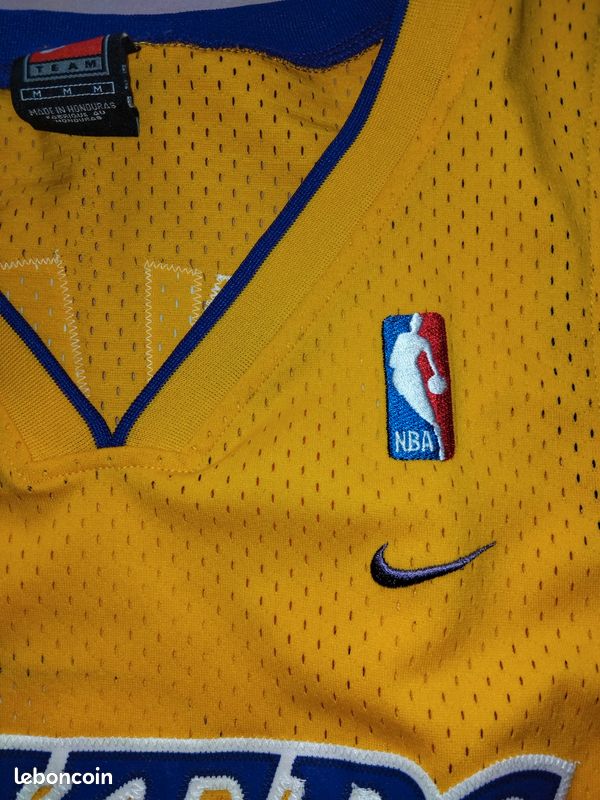 Maillot De Hockey Vintage NASSAU Kobe #34 - Jaune, Taille M, Porté USA