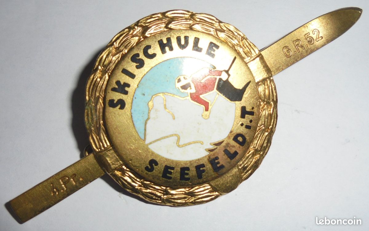Insigne/broche Saut à Ski - Chamonix, Le Brassus, Les Tuffes 1987 - Sports D'hiver