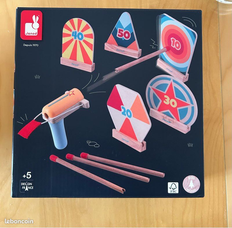Jeu de cibles en bois Janod (image 1)
