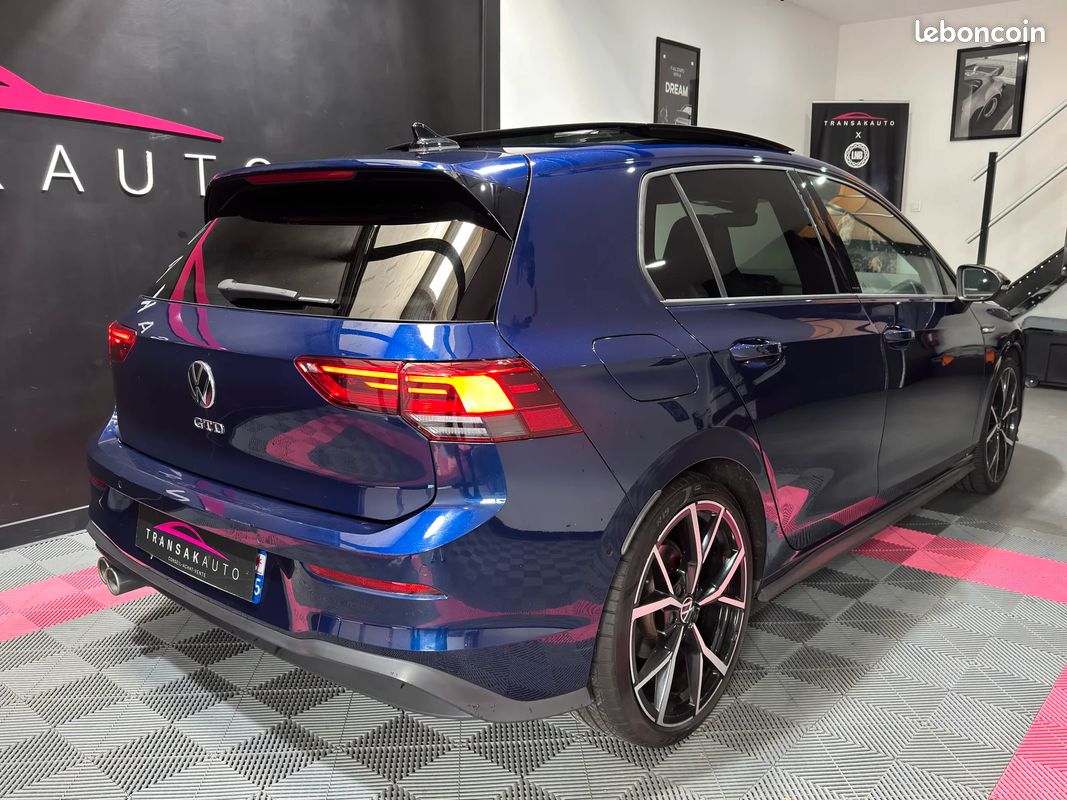 Volkswagen GOLF VIII 2.0 TDI SCR 200CH GTD DSG7 2e Main FR / Toit Ouvrant / Suivi Complet VW (image 4)