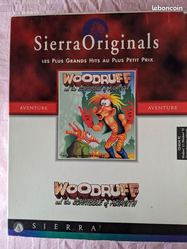 WOODRUFF AND THE Schnibble Of Azimuth - Pc Computer - Big Box 1994 Cd-Rom EUR 199,90 - ES