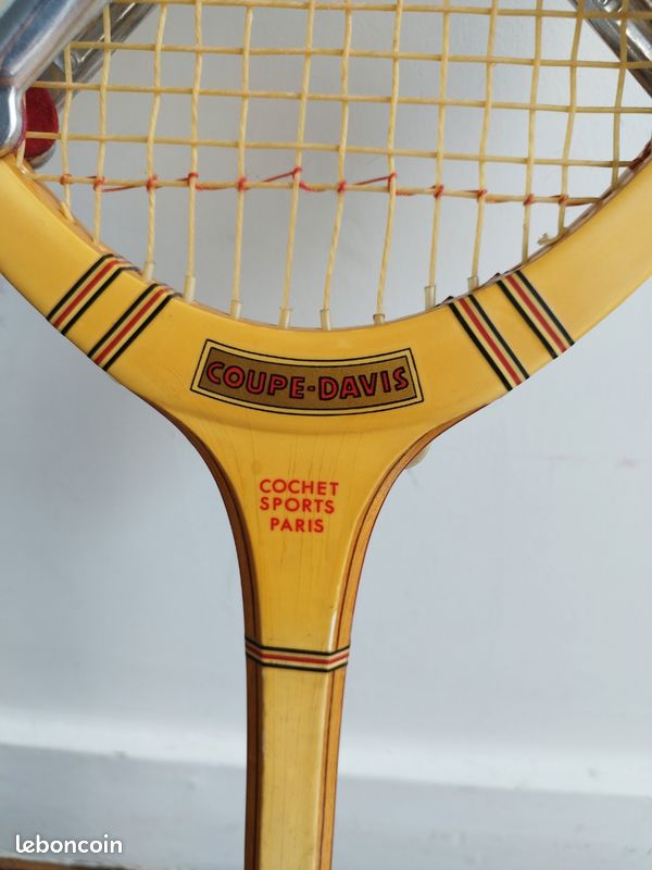 Raquette De Tennis Vintage Slazenger Challenge Coupe Davis - Taille De Grip L4 3/8 - Occasion